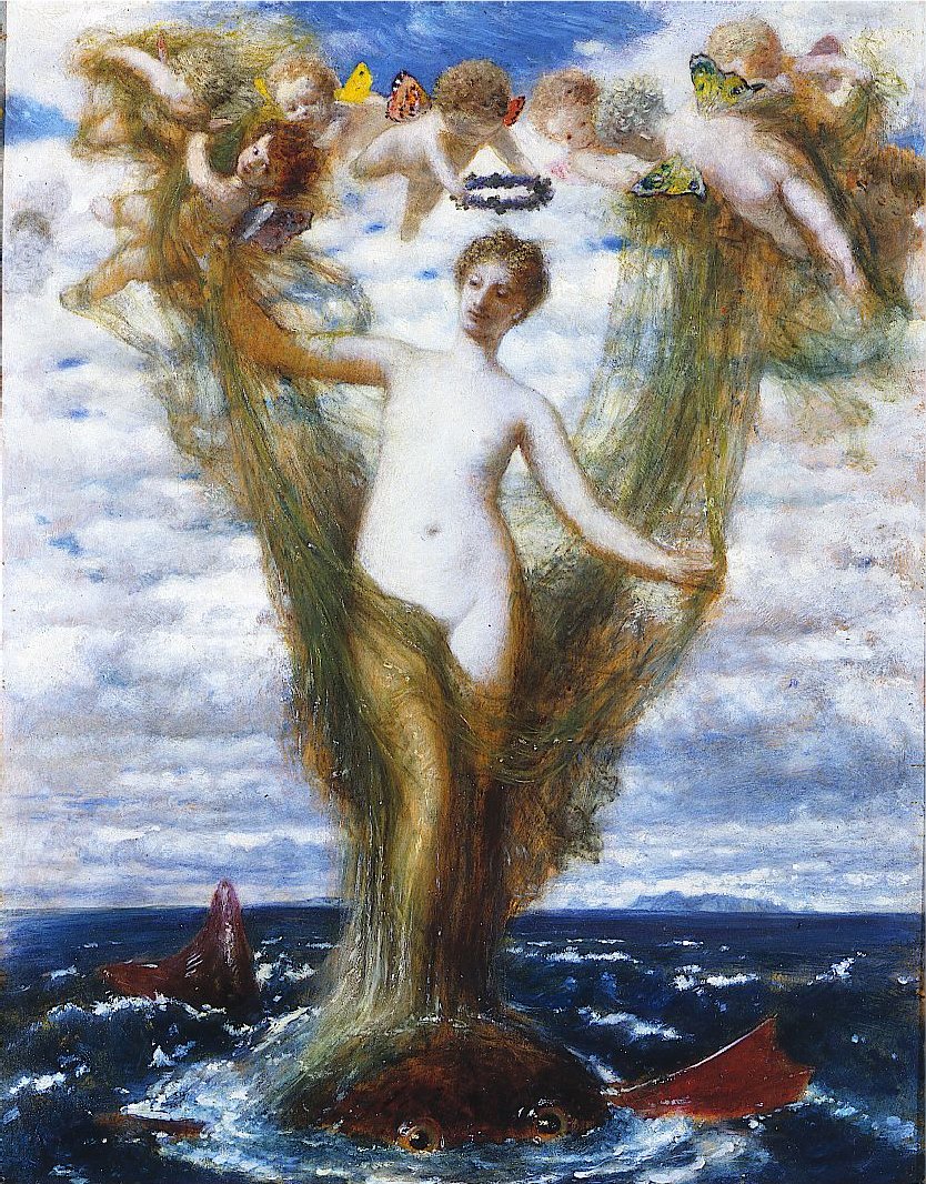 Venus Anadyomene alkotó: Arnold Böcklin