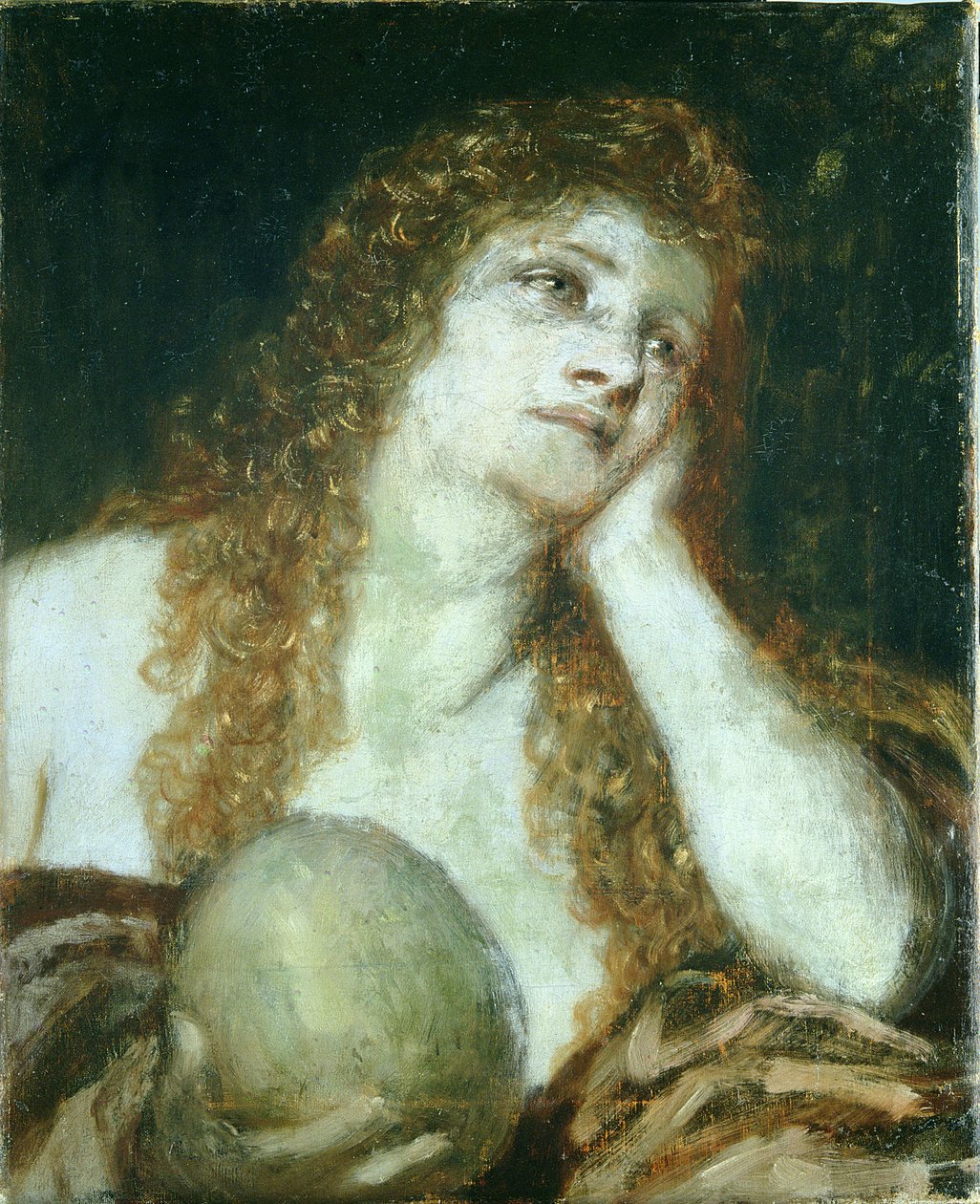 A bűnbánó Mária Magdolna, 1873 alkotó: Arnold Böcklin