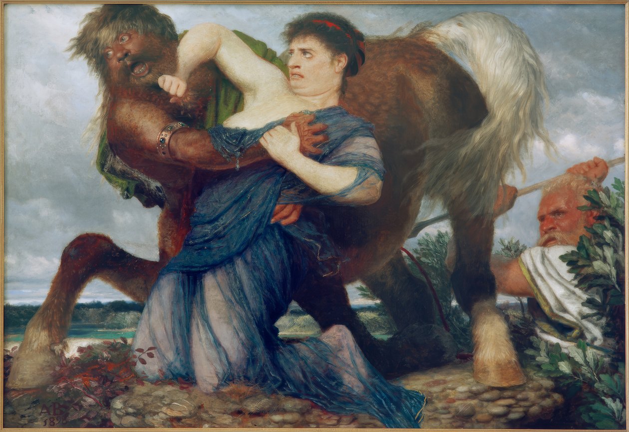 Deianira és Nessus alkotó: Arnold Böcklin