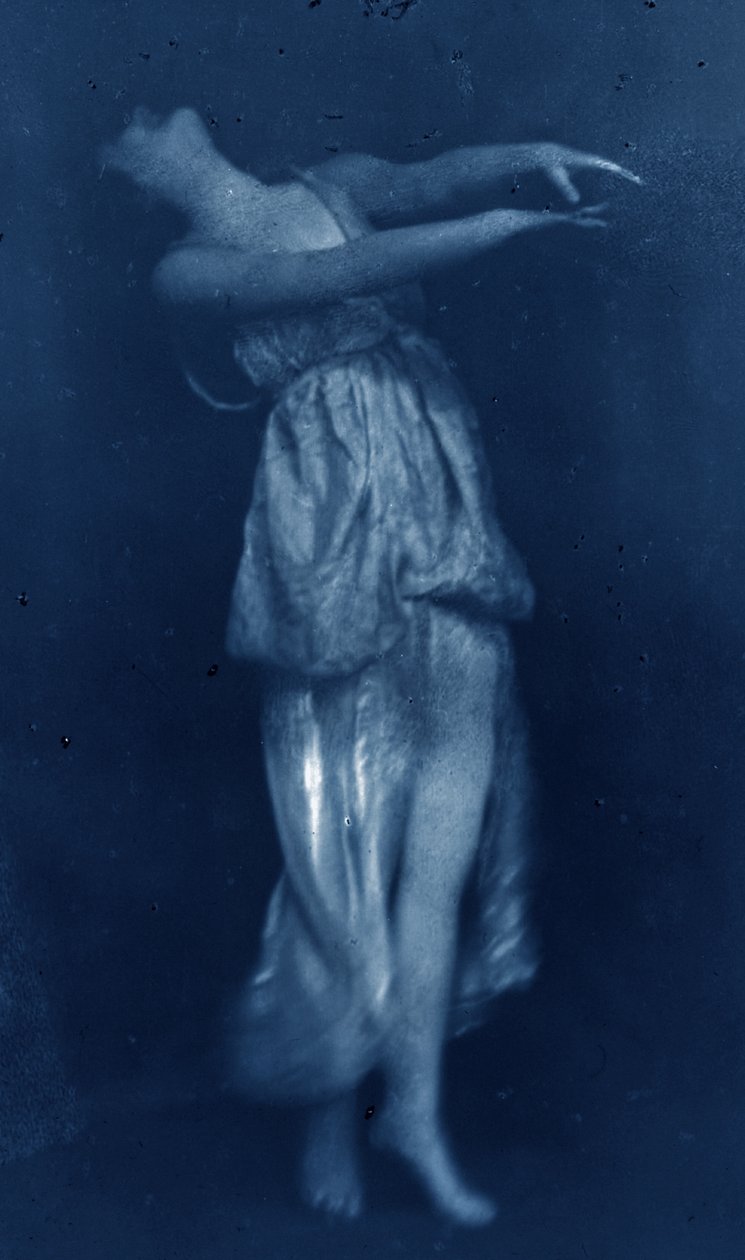 Angela Isadora Duncan, 1920 (bw fotó) alkotó: Arnold Genthe