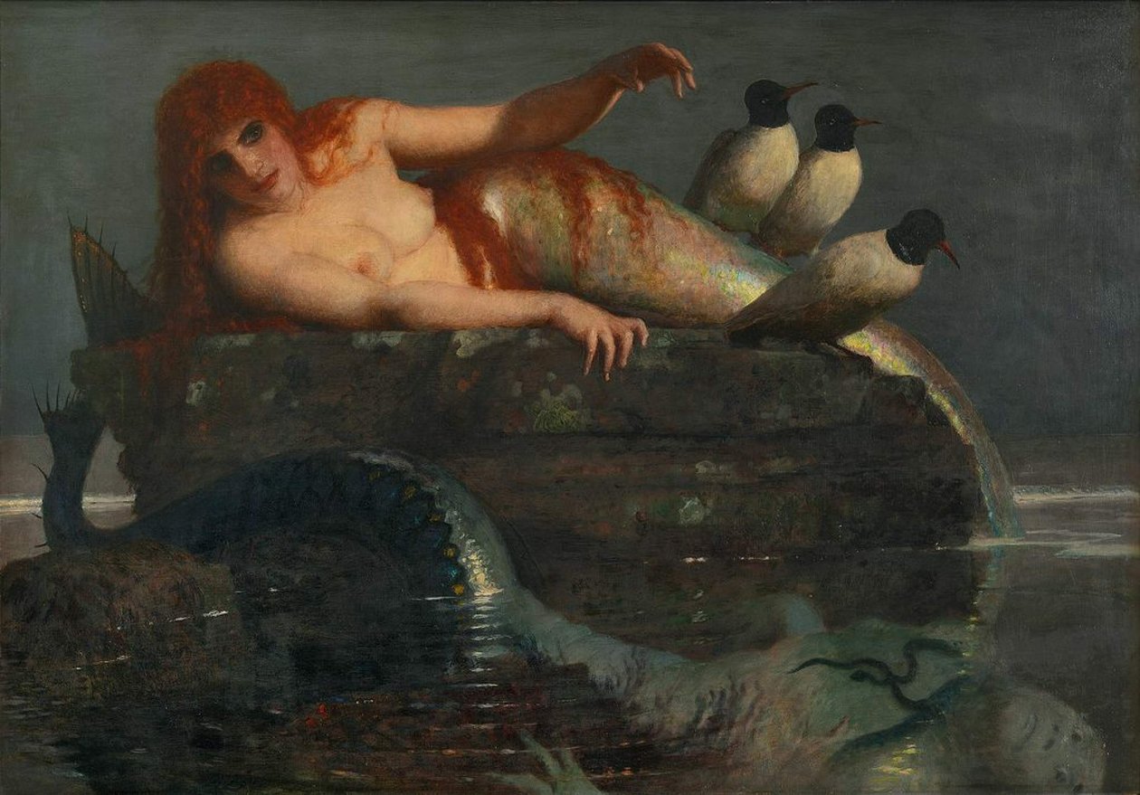 Nyugodt tenger, 1886-1887. alkotó: Arnold Böcklin