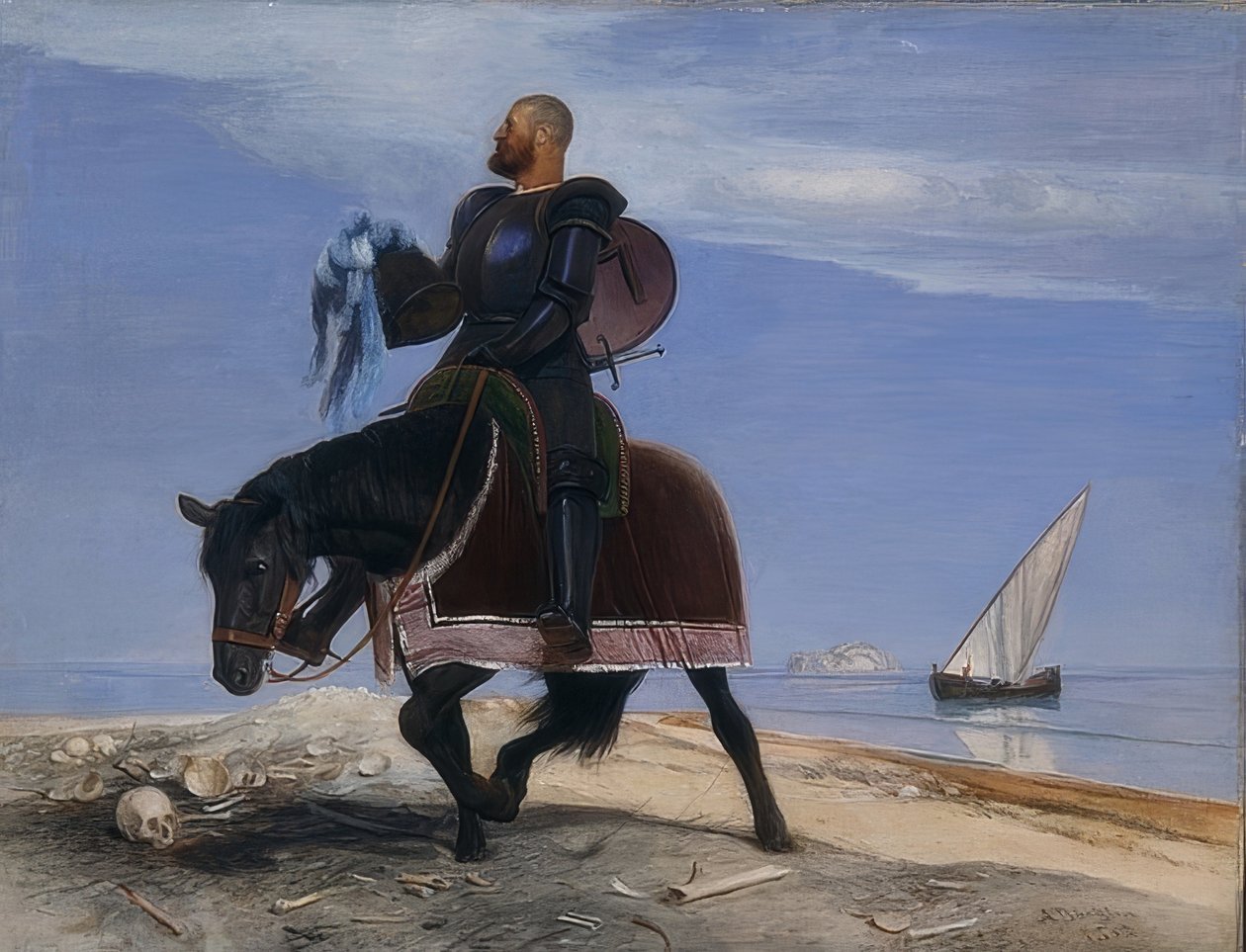 A kalandor. 1882 alkotó: Arnold Böcklin