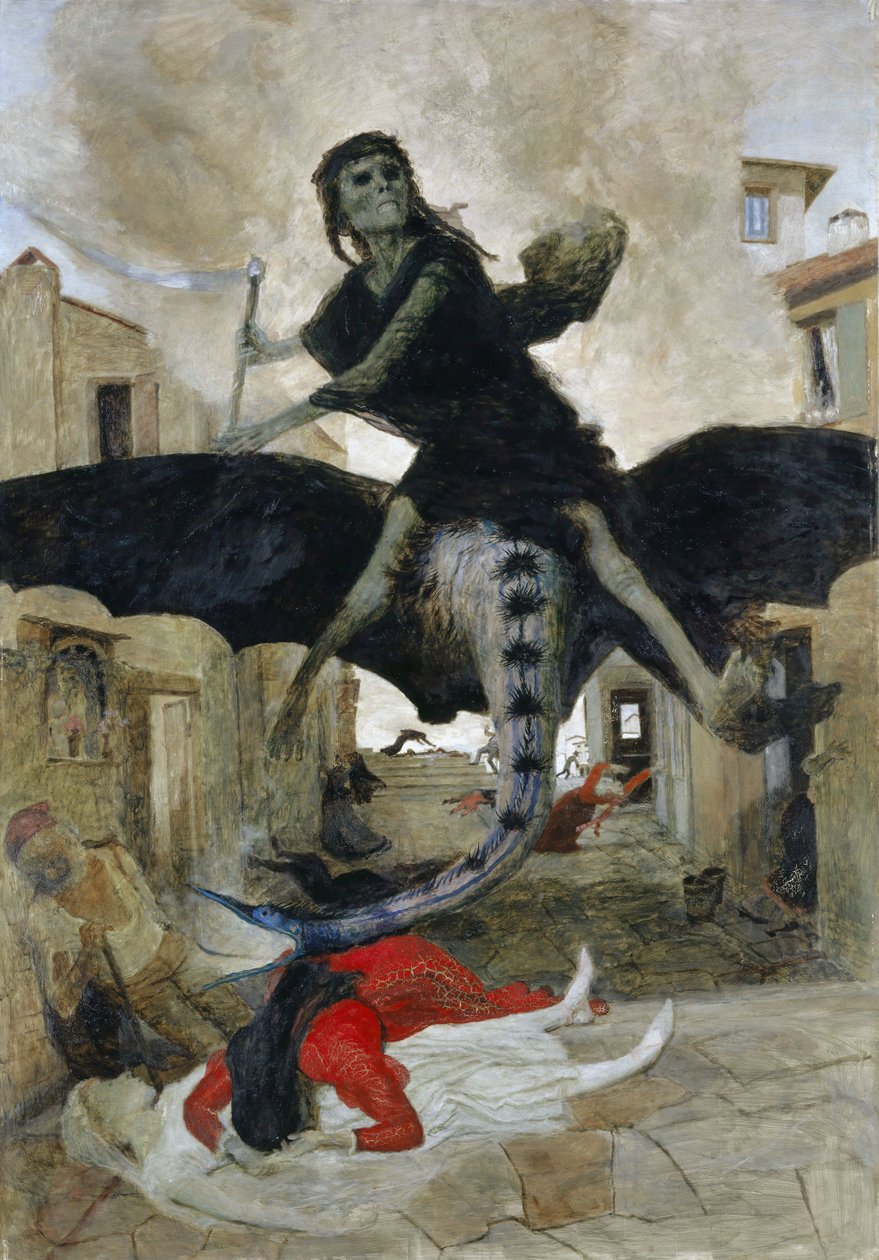 Német: Die Pest A pestis alkotó: Arnold Böcklin