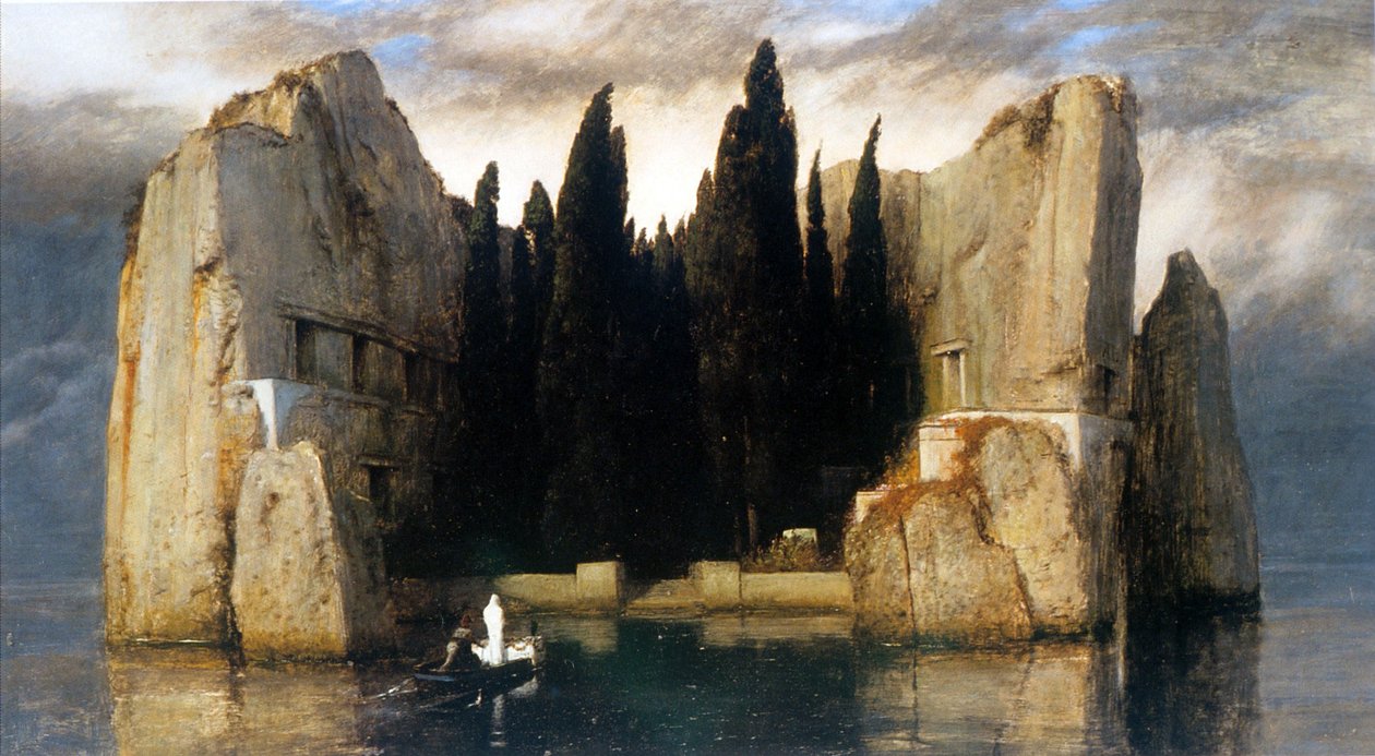 Német: Die Toteninsel Halottak szigete alkotó: Arnold Böcklin