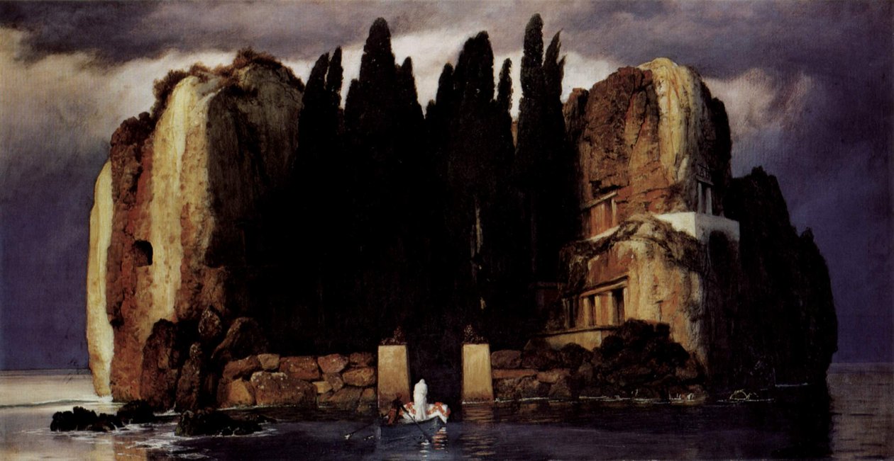 Német: Die Toteninsel Halottak szigete alkotó: Arnold Böcklin