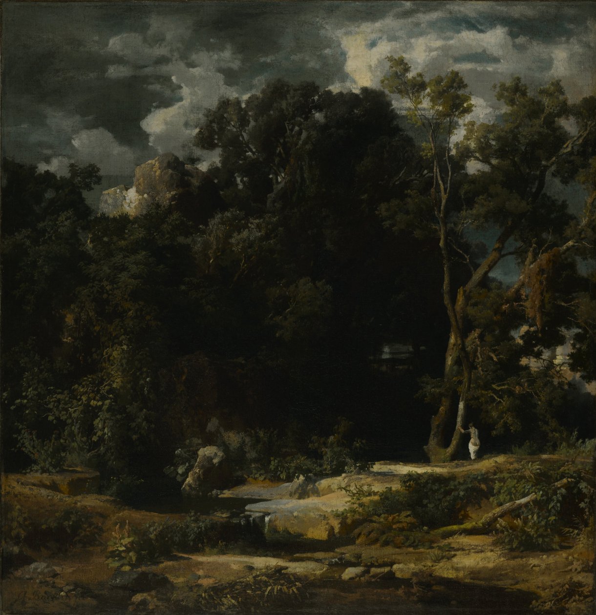 Római táj, 1852 alkotó: Arnold Böcklin