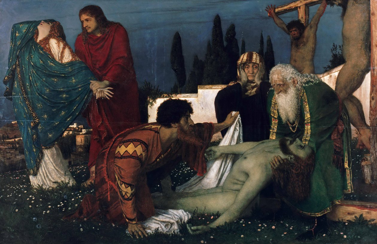 A lerakódás alkotó: Arnold Böcklin