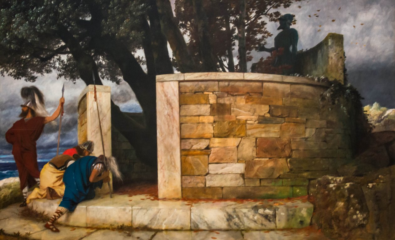 Herkules szentélye alkotó: Arnold Böcklin