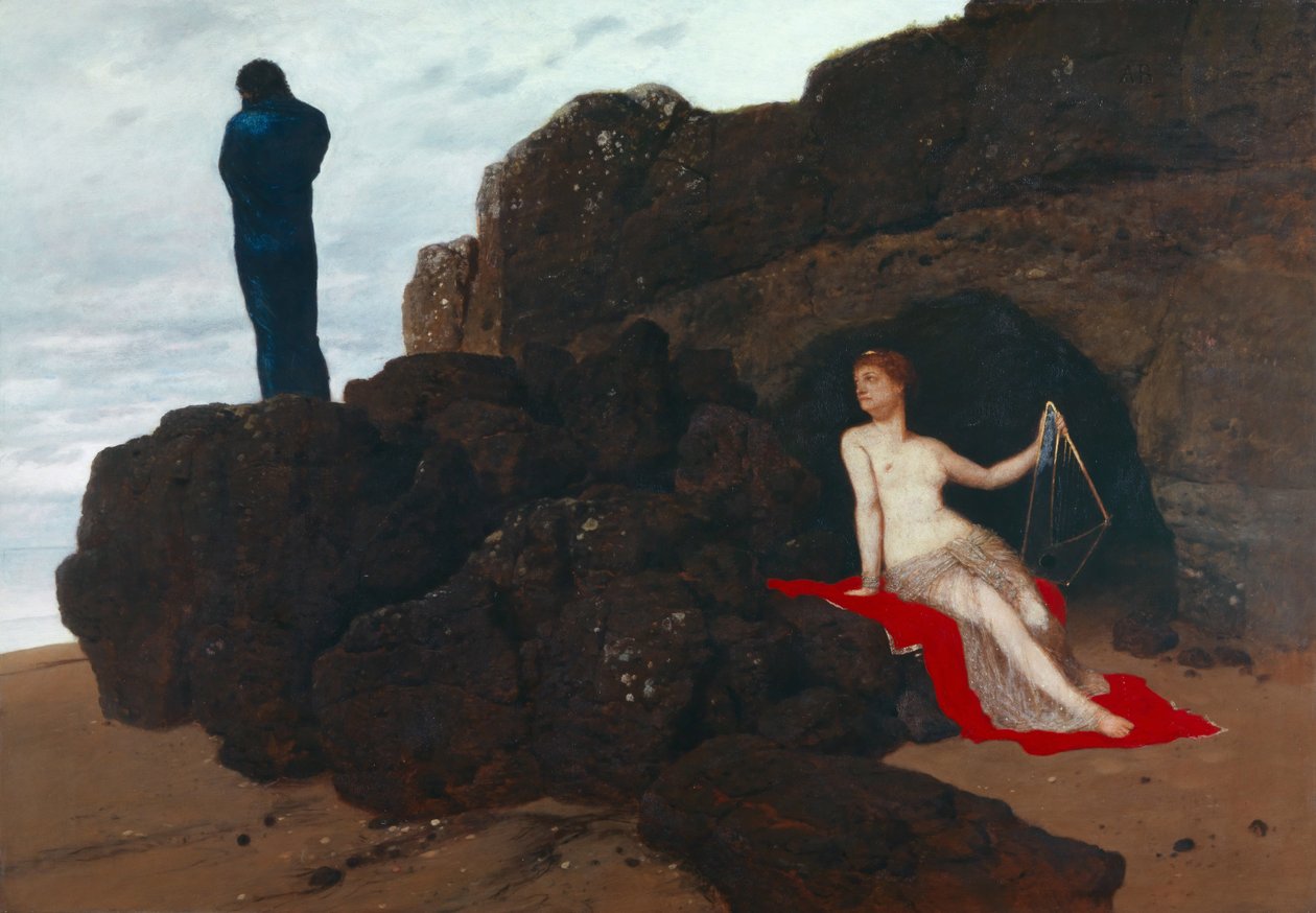 Ulysses és Calypso, 1882. alkotó: Arnold Böcklin