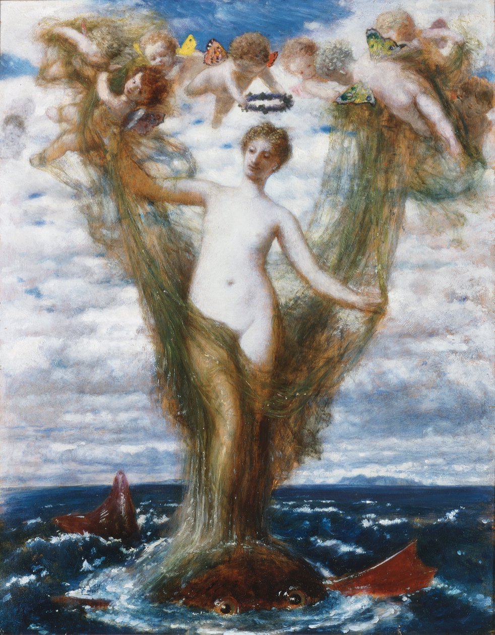 Venus Anadyomene alkotó: Arnold Böcklin