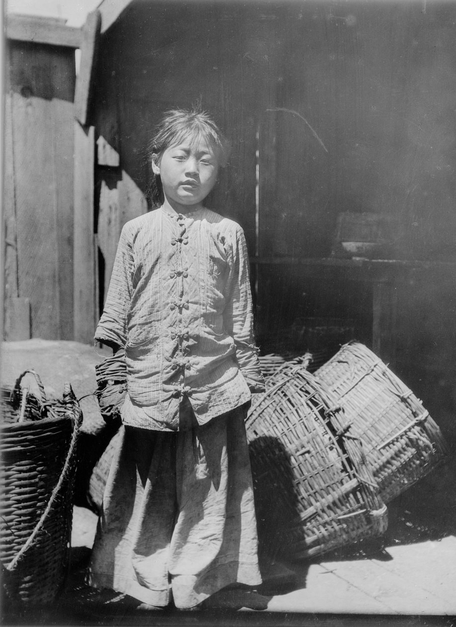 A halkereskedő lánya, Kínai negyed, San Francisco alkotó: Arnold Genthe