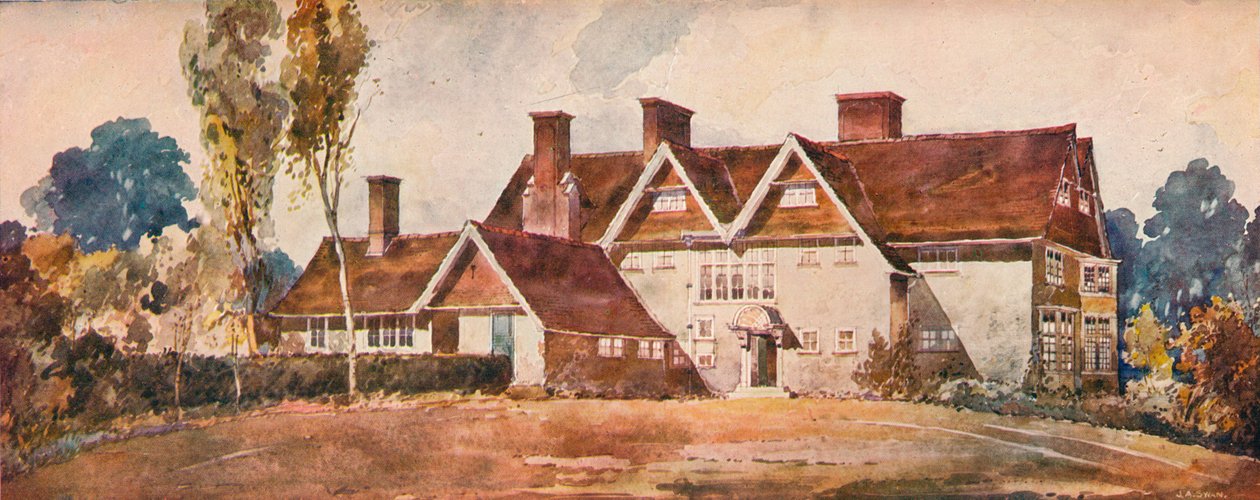 "House at Harrow Weald", c1900 alkotó: Arnold Mitchell