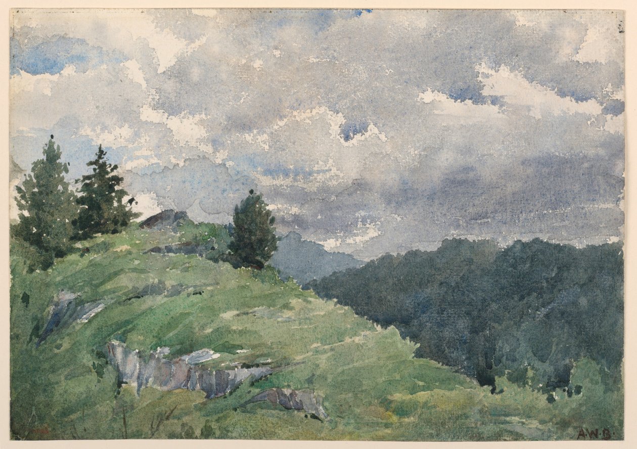 Tájkép alkotó: Arnold William Brunner