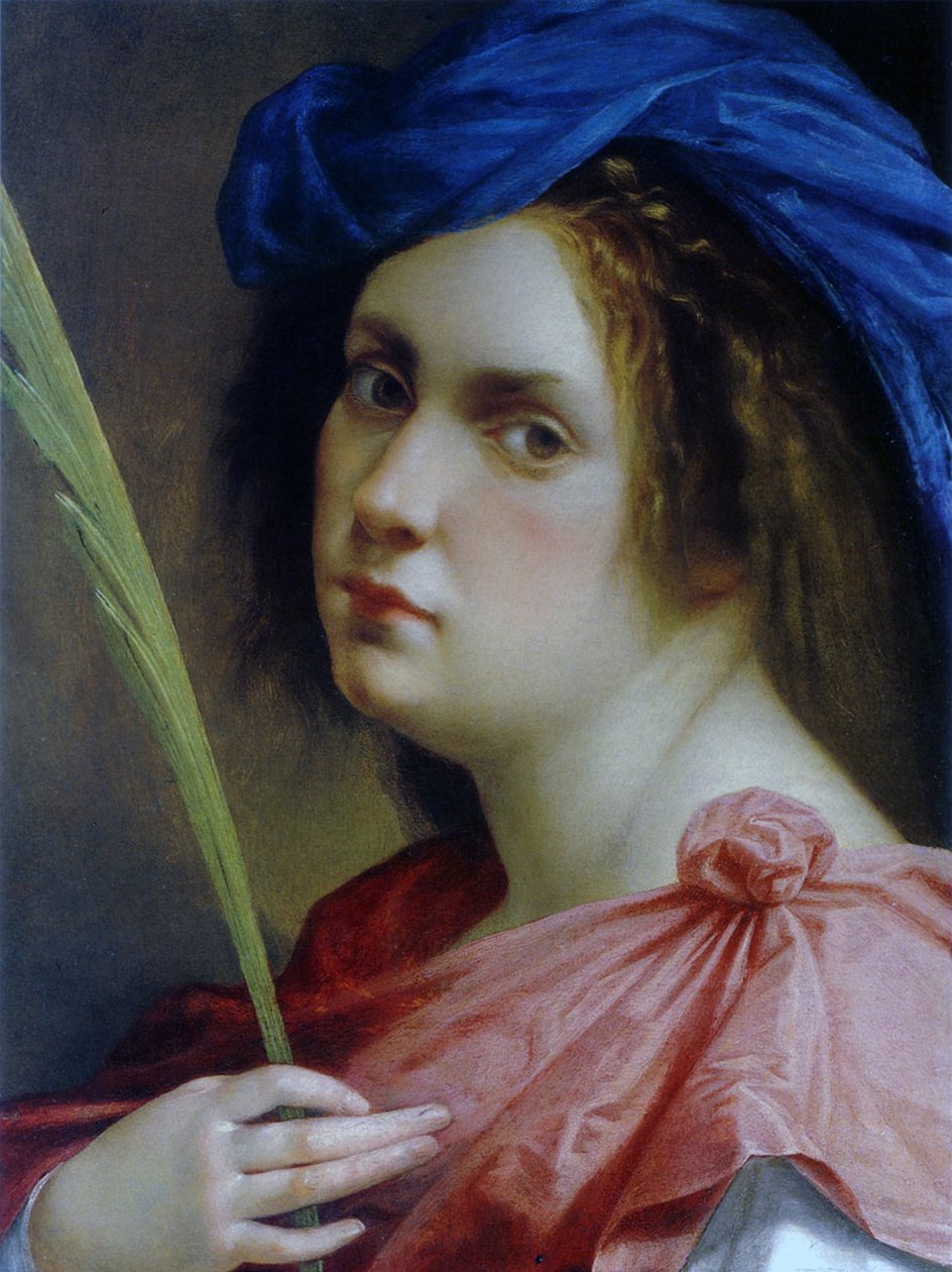 Önarckép mártírként, 1615 körül alkotó: Artemisia Gentileschi