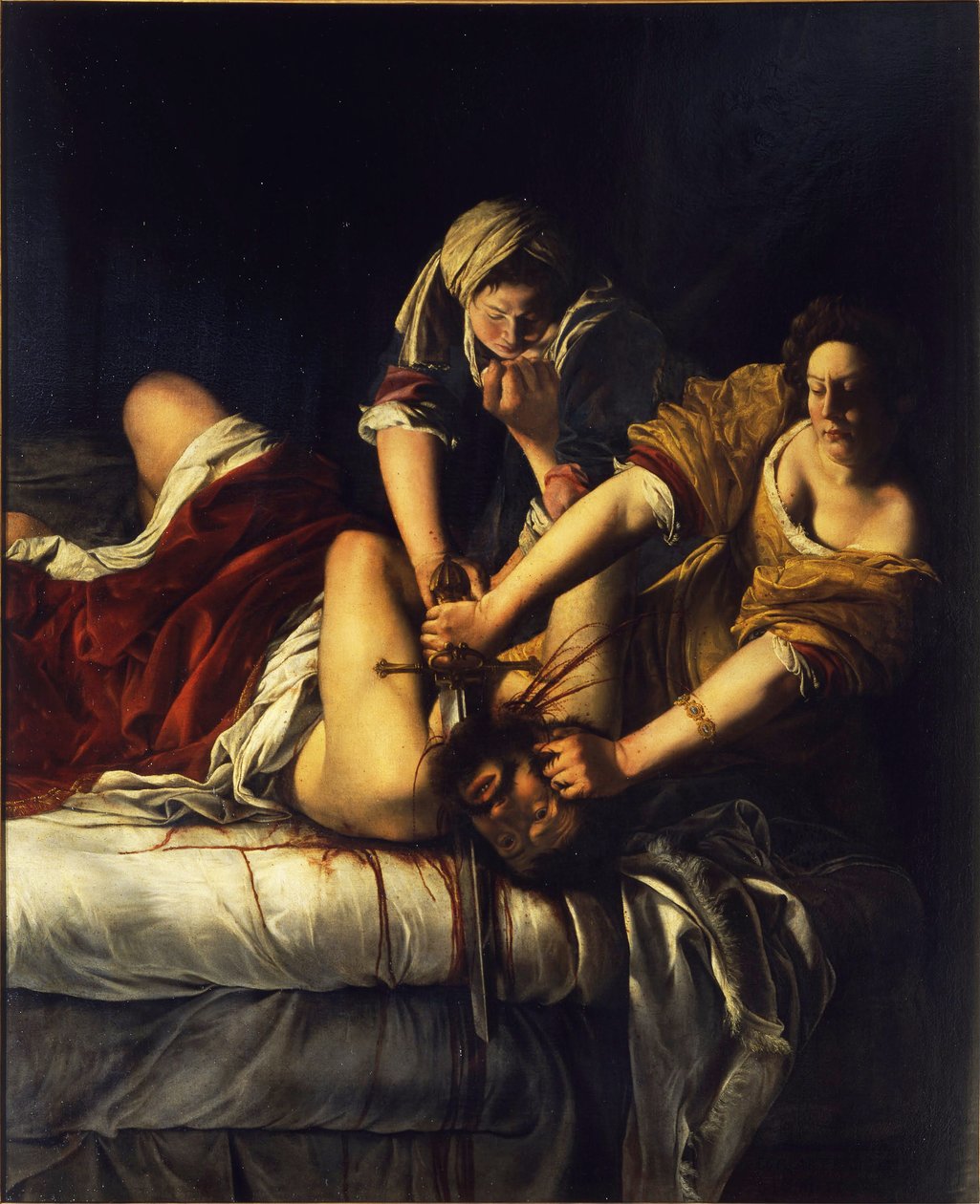 Giuditta decapita Oloferne alkotó: Artemisia Gentileschi