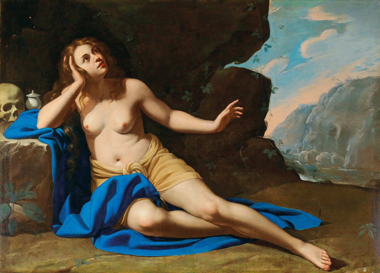 Szent Mária Magdolna extázisban, 1640-es évek. alkotó: Artemisia Gentileschi