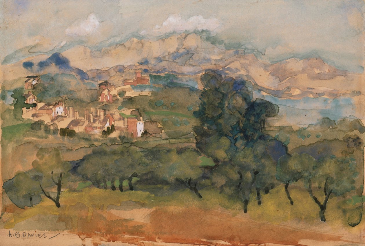 Olajfák alkotó: Arthur Bowen Davies