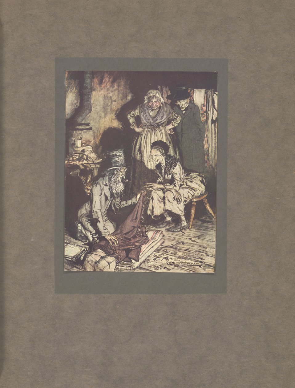 „Ágyfüggöny!”, 1915 alkotó: Arthur Rackham