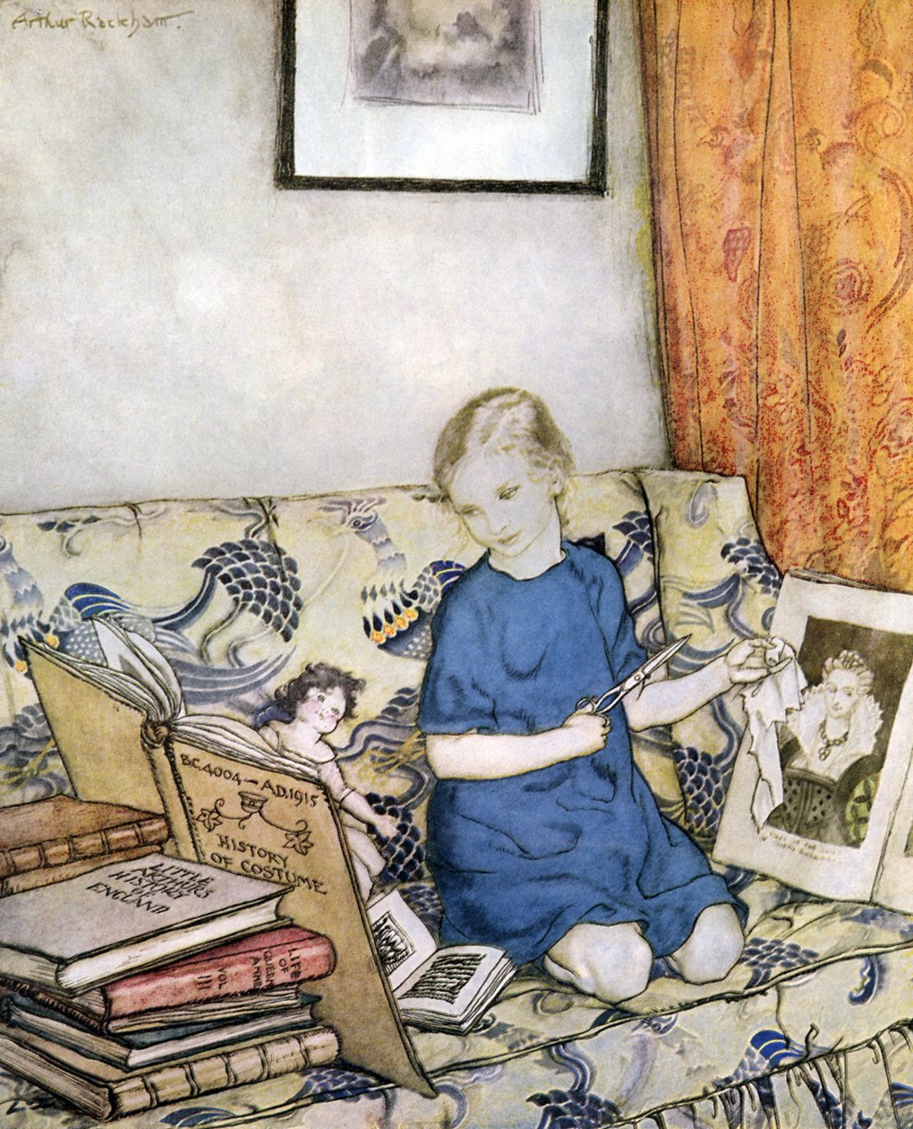 Lány így egy jelmez alkotó: Arthur Rackham