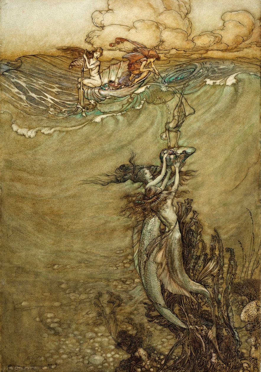Ékszerek a mélyből, 1909 alkotó: Arthur Rackham