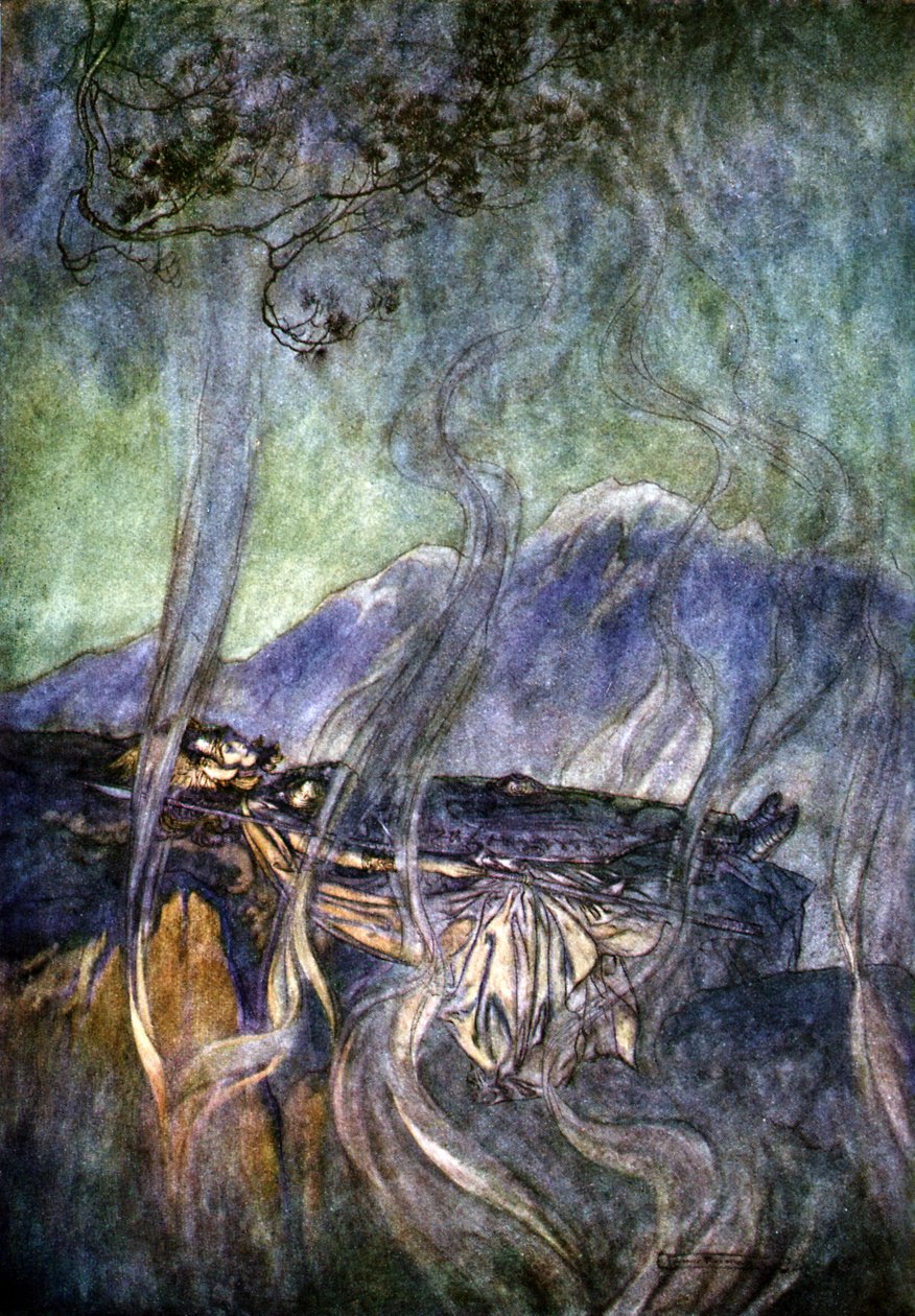 A Valkűr A Valkűr alkotó: Arthur Rackham