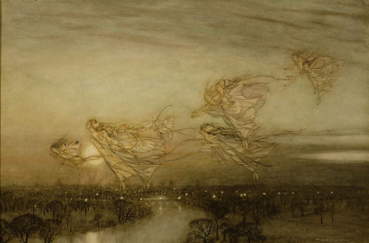 Alkony álmok, 1913 alkotó: Arthur Rackham