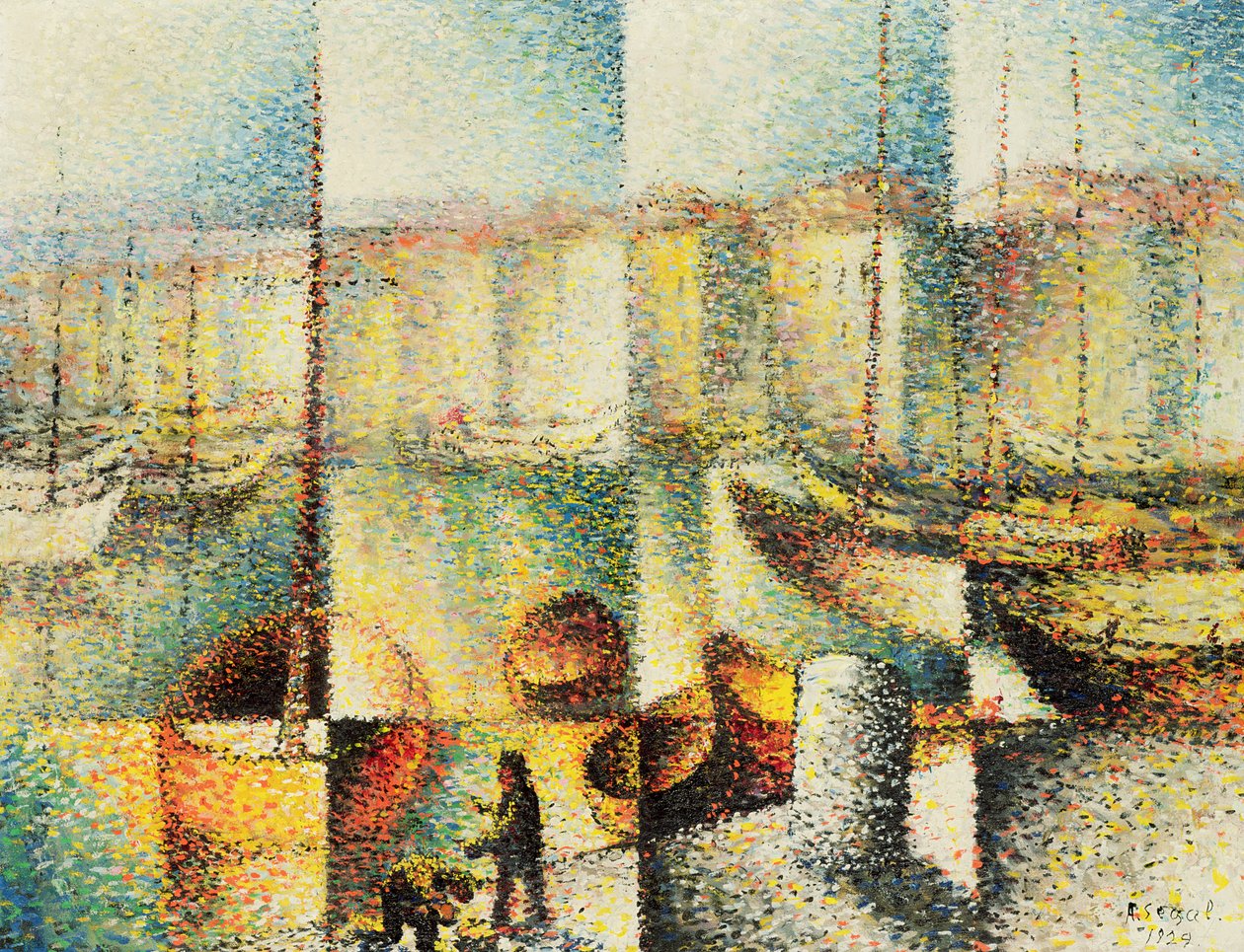 Marseille, 1929 alkotó: Arthur Segal