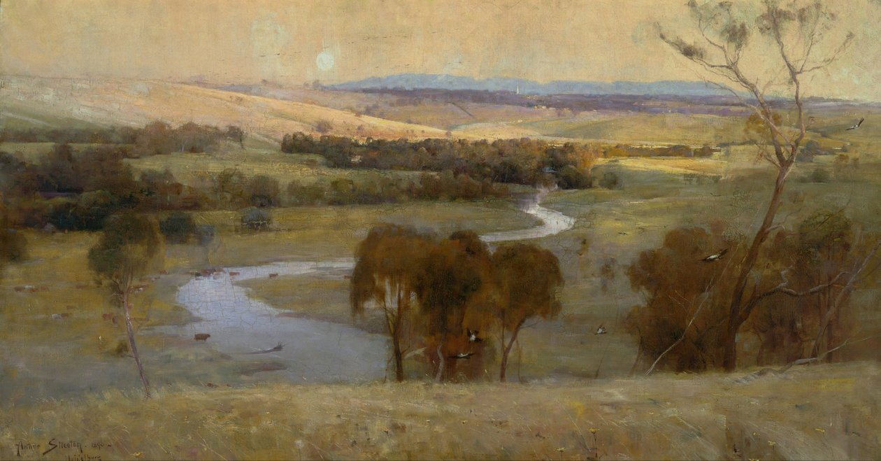 Még mindig siklik a patak, és örökké siklani fog alkotó: Arthur Streeton