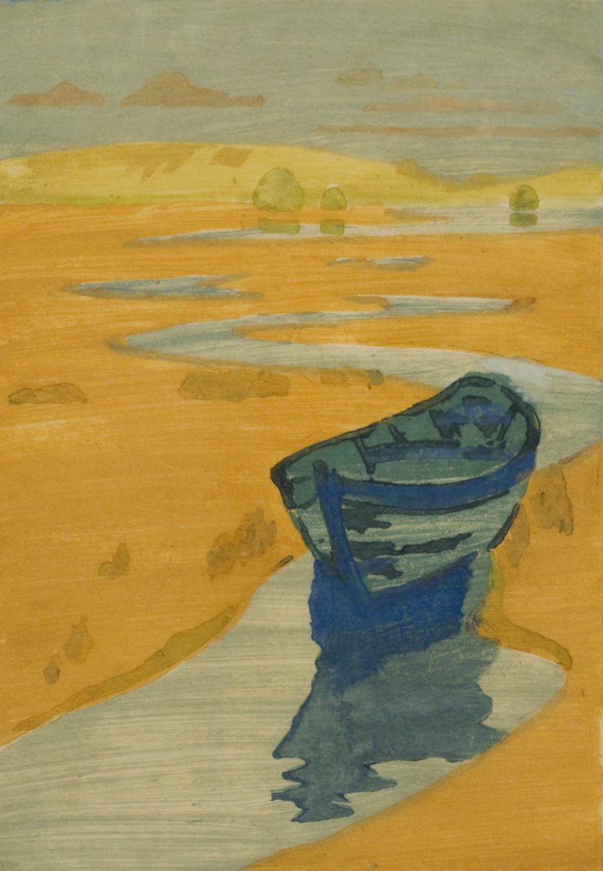 Az elhagyatott (Az elveszett hajó) alkotó: Arthur Wesley Dow