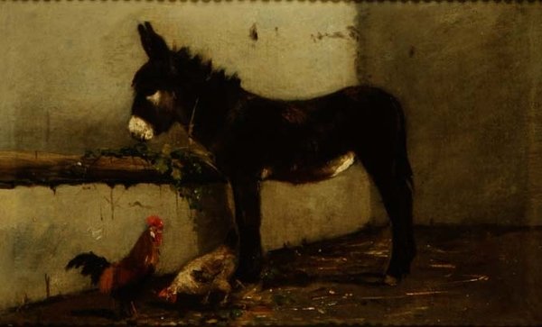 Szamáretetés alkotó: Arthur Batt