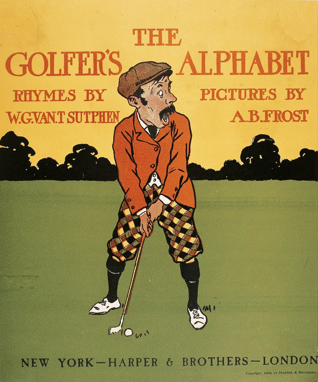A golfozók ábécéje alkotó: Arthur Burdett Frost