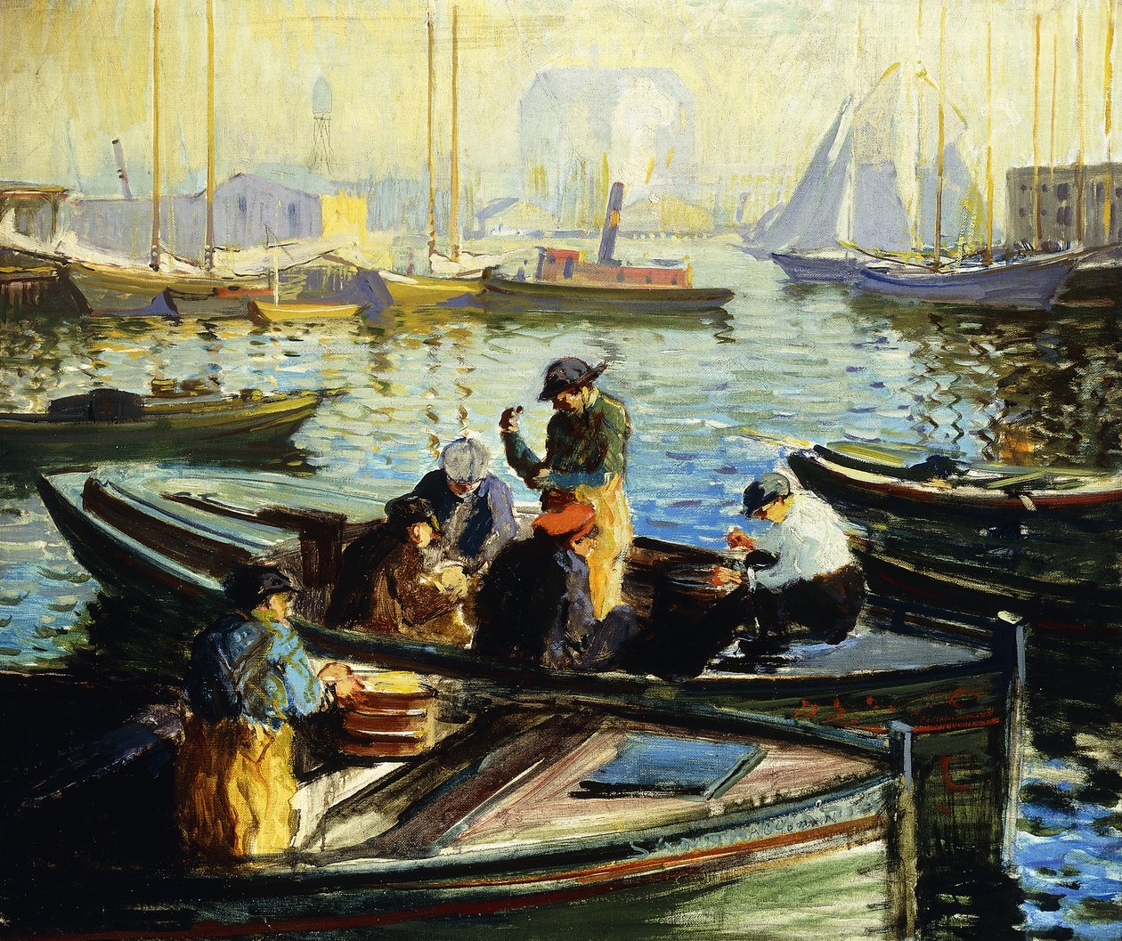 Boston kikötője alkotó: Arthur Clifton Goodwin