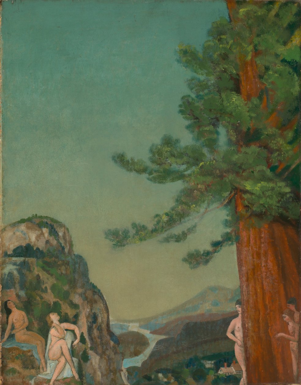 A sziklákon kb. 1898. alkotó: Arthur Davies