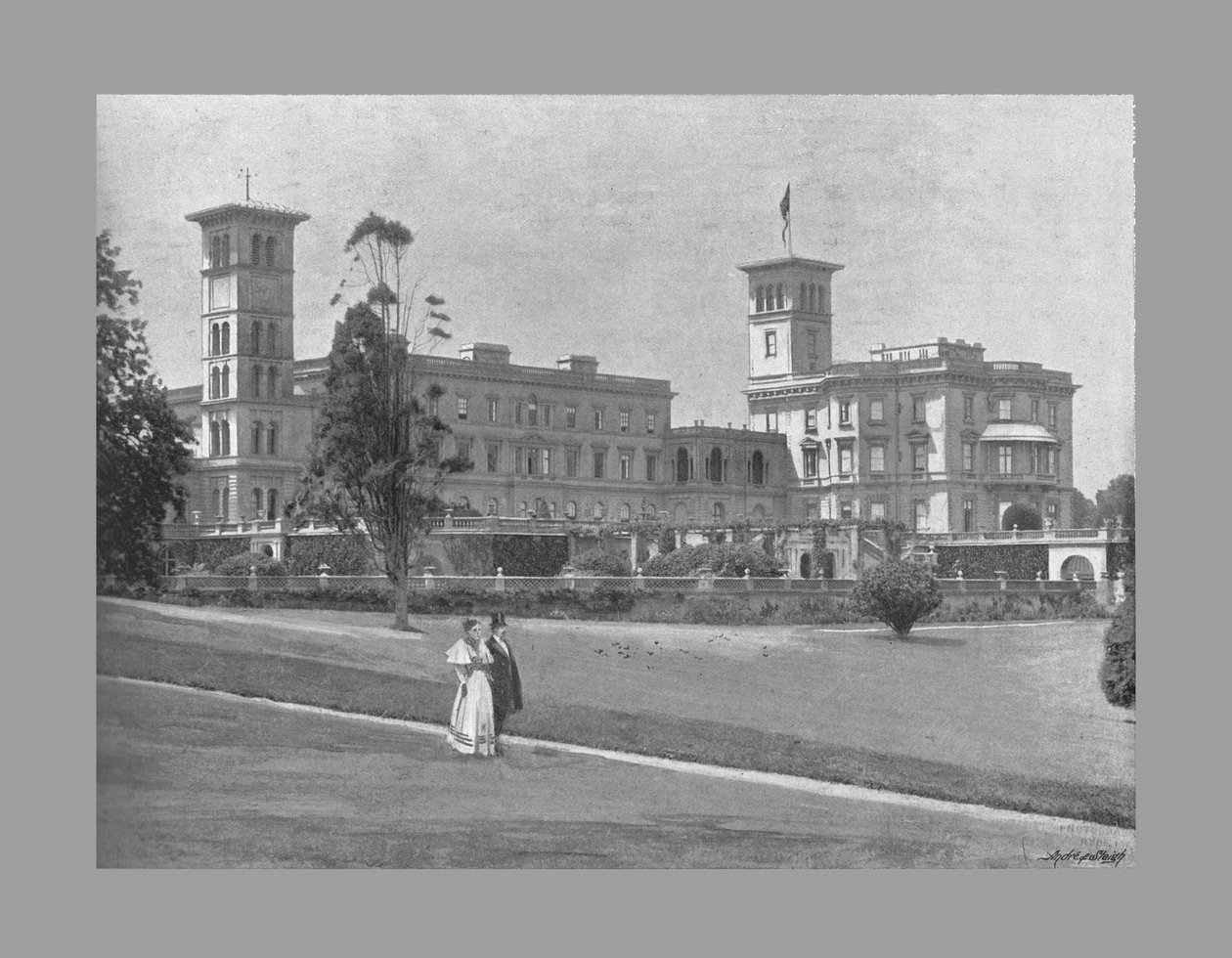 Osborne House, I.O.W. C1900 alkotó: Arthur Debenham