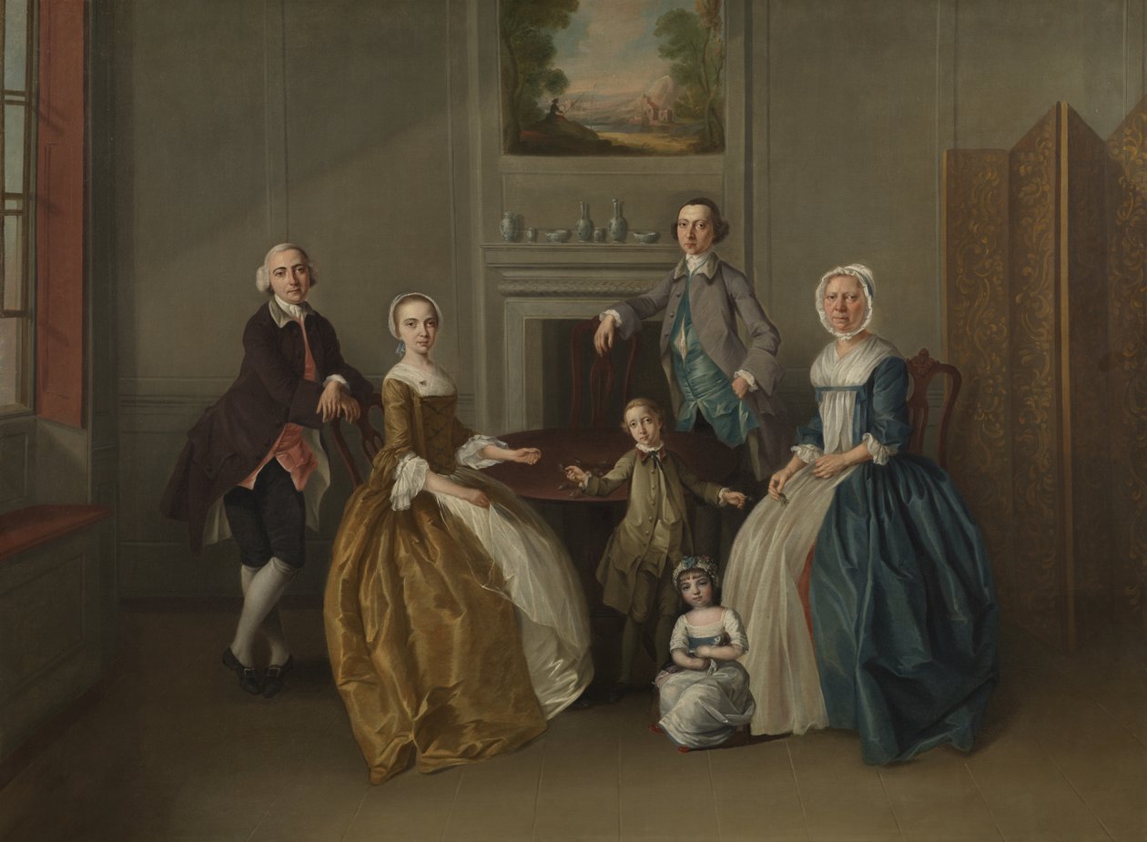 Családi csoport, 1756 alkotó: Arthur Devis