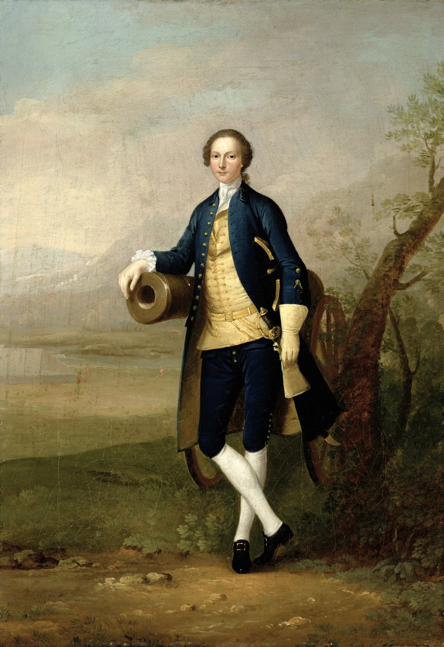 Úriember ágyúval alkotó: Arthur Devis
