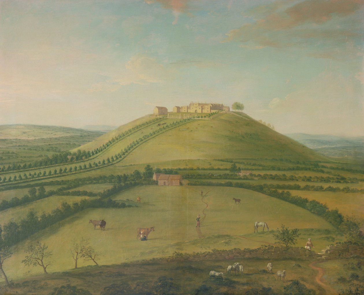 Hoghton-torony, 18. század alkotó: Arthur Devis