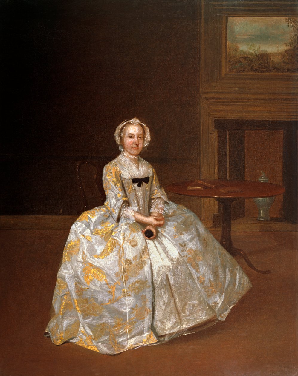 Elizabeth Hemyng kisasszony portréja, 1738-42 körül alkotó: Arthur Devis