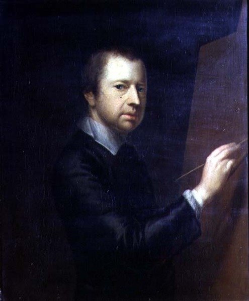 Önarckép, 1754 körül (olaj, vászon) alkotó: Arthur Devis