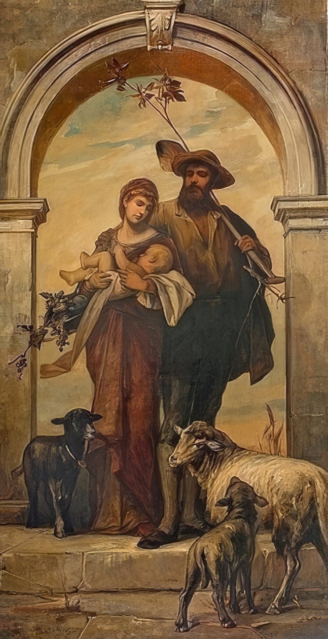 A borász család. 1894 alkotó: Arthur Fitger
