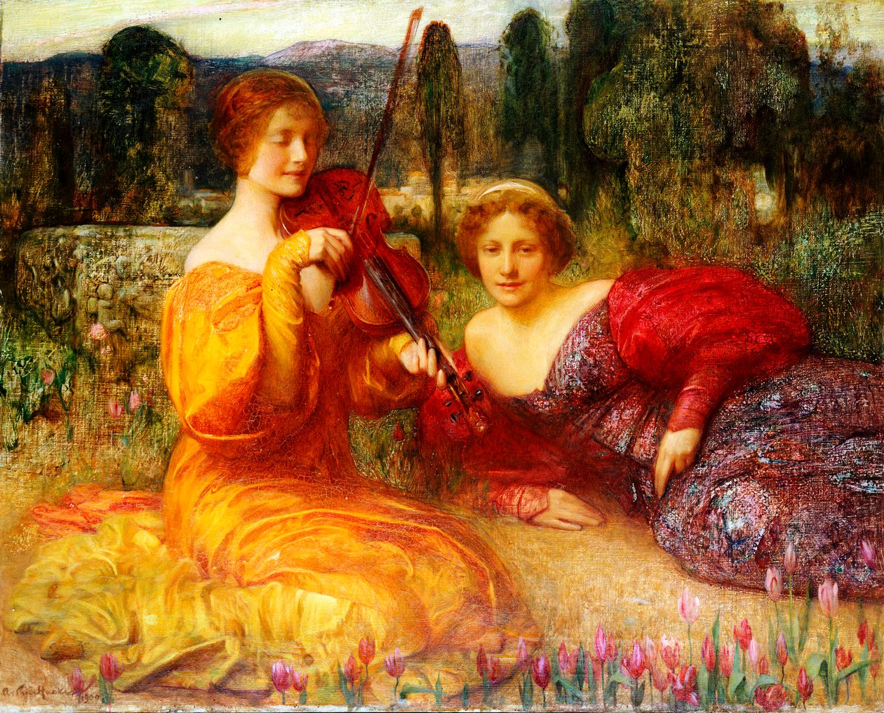 A csend muzsikusa, 1900 alkotó: Arthur Hacker