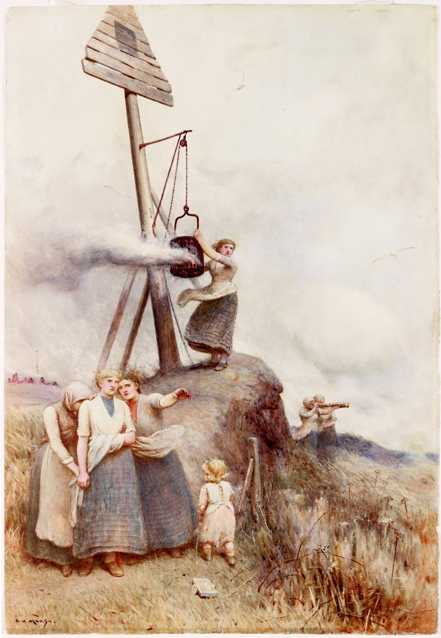 A jelzőfény megvilágítása (testszín) alkotó: Arthur Hardwick Marsh