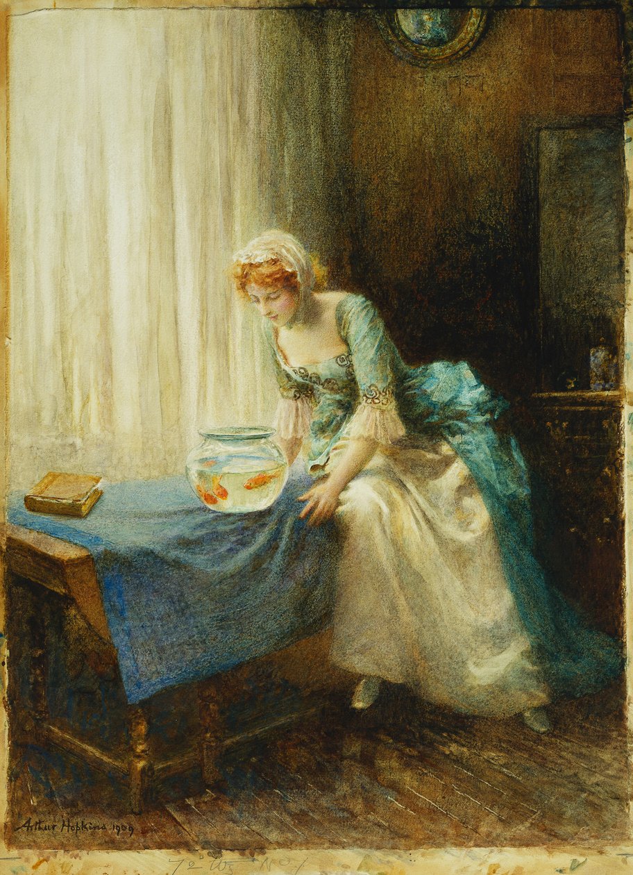 Aranyhal, 1909 alkotó: Arthur Hopkins