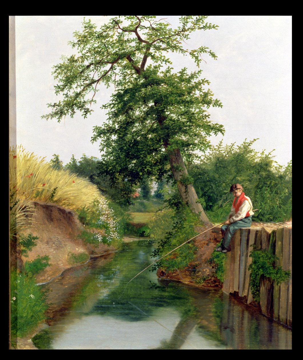 Egy horgászfiú alkotó: Arthur Hughes
