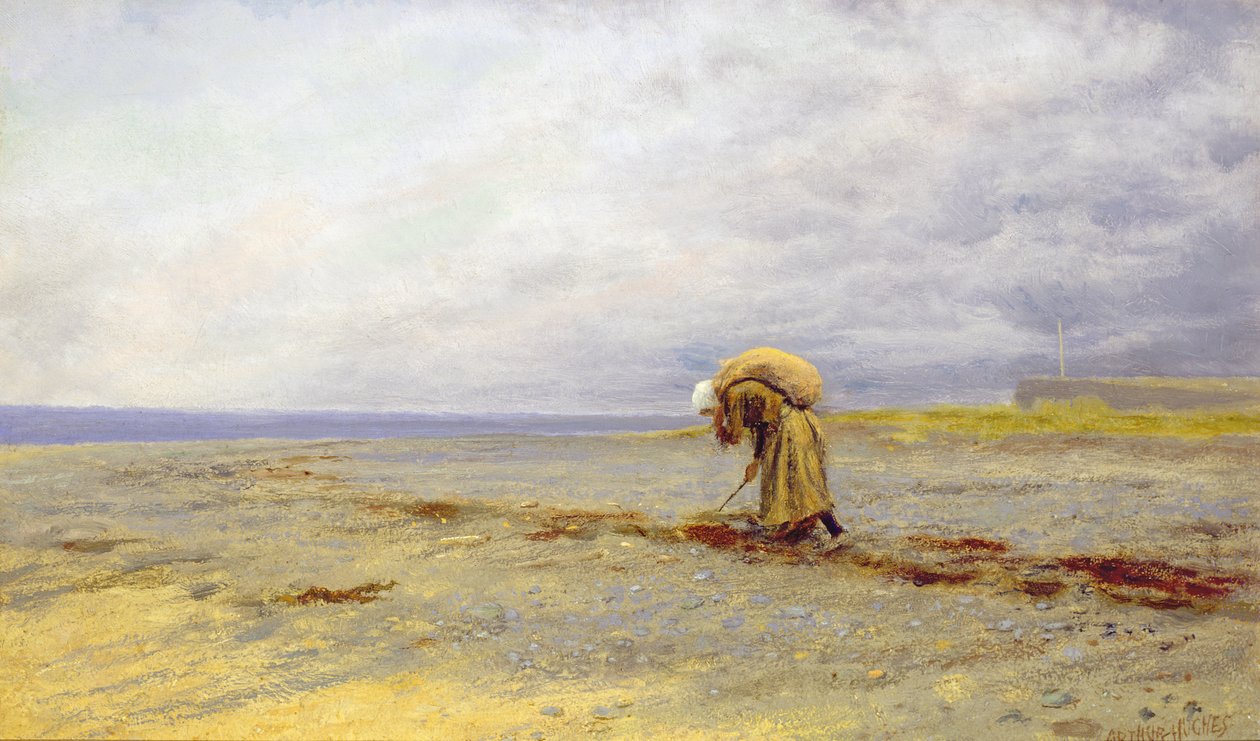 Hínár gyűjtése alkotó: Arthur Hughes