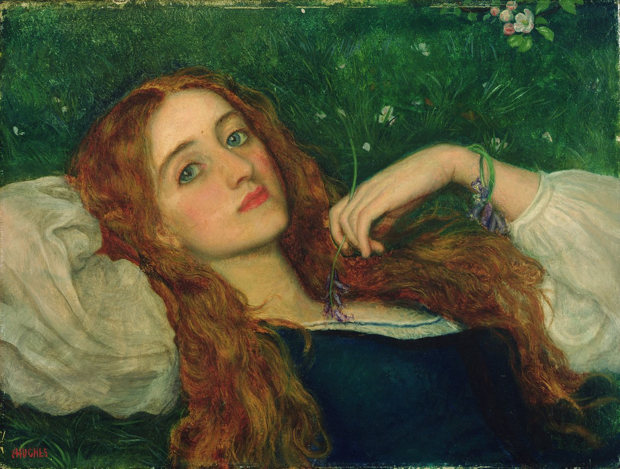 A Fűben alkotó: Arthur Hughes