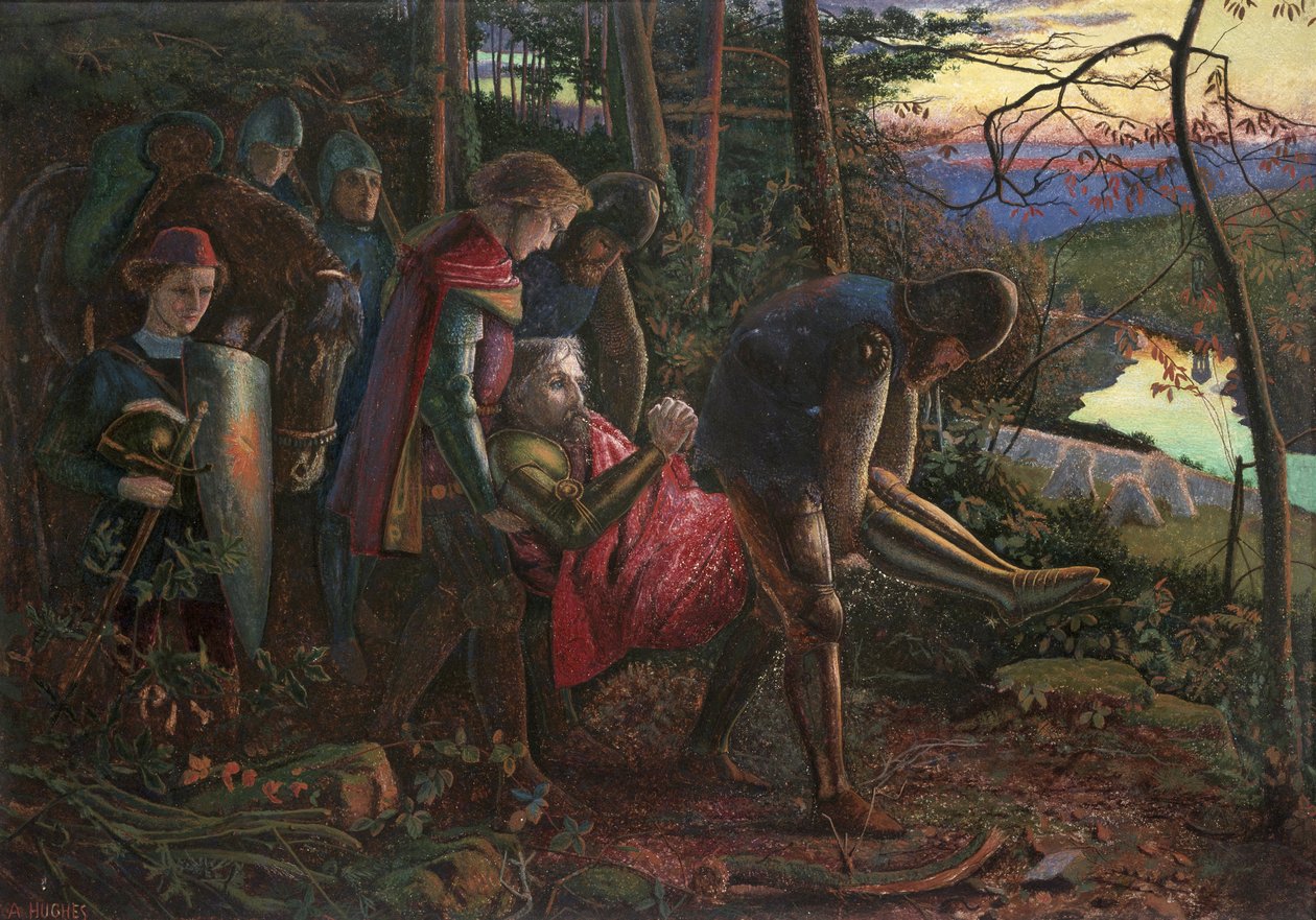 A Nap lovagja, 1860 alkotó: Arthur Hughes