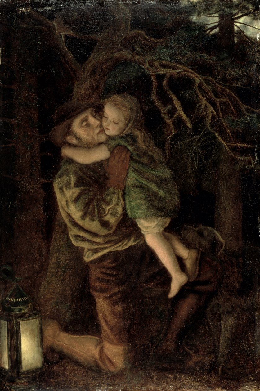 Az elveszett gyermek, 1866 alkotó: Arthur Hughes