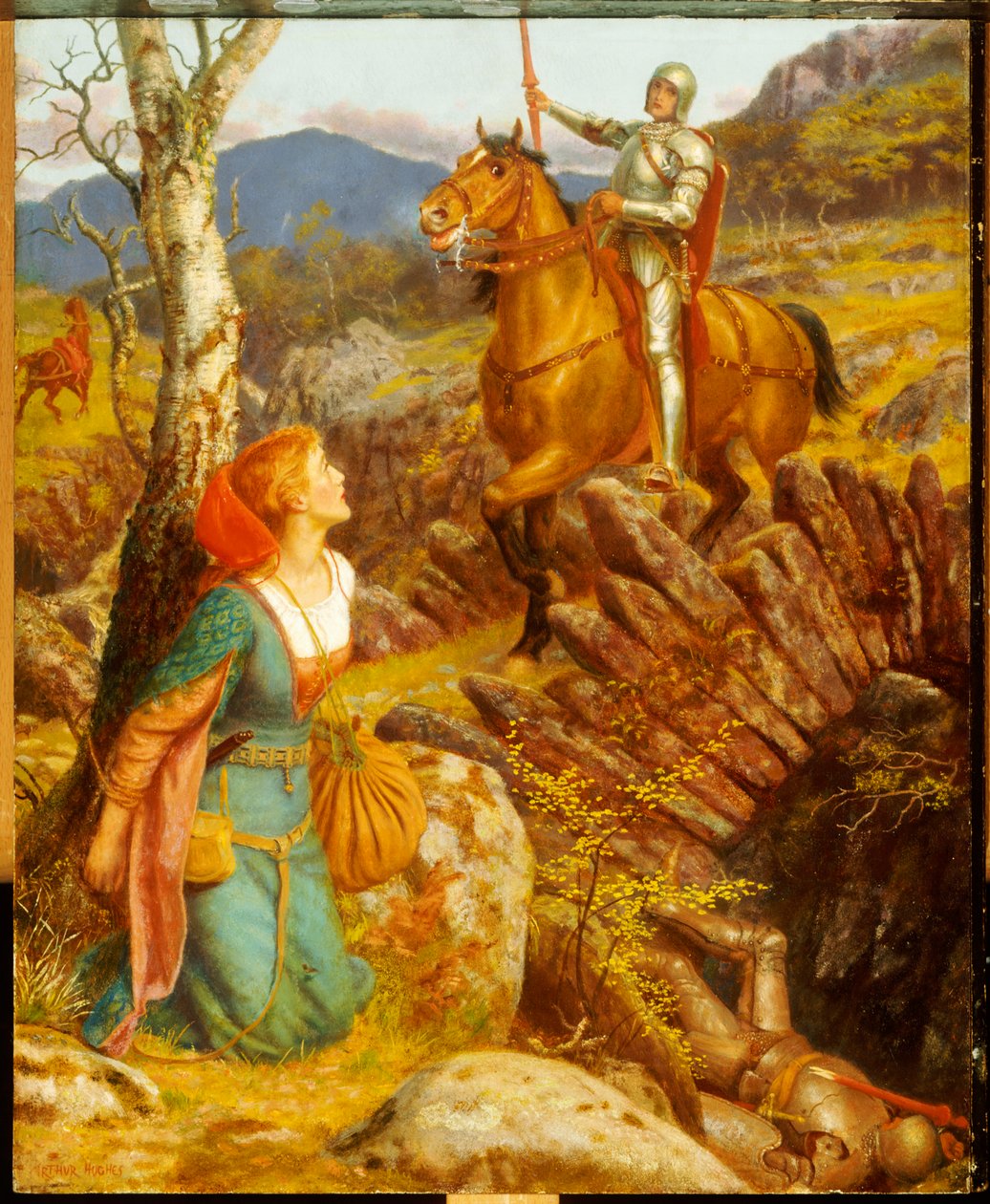 A rozsdás éjszaka megdöntése alkotó: Arthur Hughes
