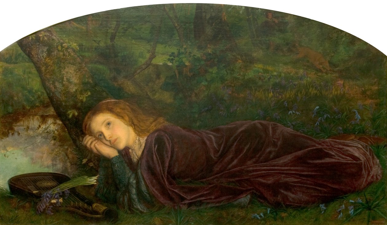 A szakadás a lanton belül, 1861-62 alkotó: Arthur Hughes